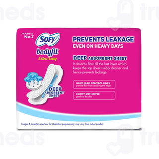 Sofy Bodyfit Xl+ 60mm Longer Sanitary Pads 6
