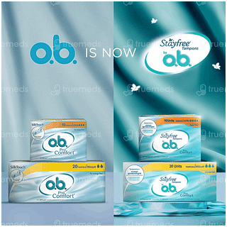 Stayfree O B Pro Comfort Regular Tampons 20