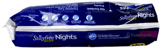Stayfree Secure Nights Cottony Comfort Xxl Sanitary Pads 6