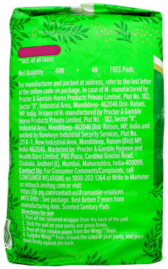 Whisper Ultra Hygiene + Comfort With Soft Wings Xl + Sanitary Pads 44 +4 Pads Free