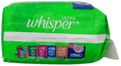 Whisper Ultra Upto No Gap No Leaks Xl Sanitary Pads 6
