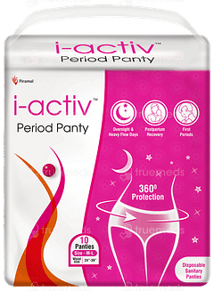 I Activ M To L Disposable Period Panty 10
