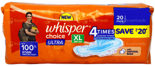 Whisper Choice Ultra New Xl Pads 20