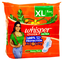 Whisper Choice Ultra Heavy Flow Xl Pads 6