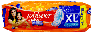 Whisper Choice Cottony Softness Xl Pads 6 + 1 Free