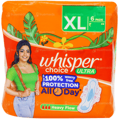 Whisper Choice Ultra Xl Sanitary Pads 6