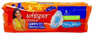 Whisper Choice Cottony Softness Regular Sanitary Pads 6