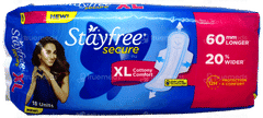 Stayfree  Secure Cottony Comfort Xl New Sanitary Pads 18