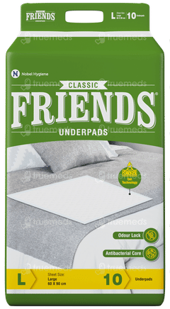 Friends Classic Large Underpads 10 Friends Classic Large Underpads 10