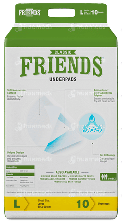 Friends Classic Large Underpads 10
