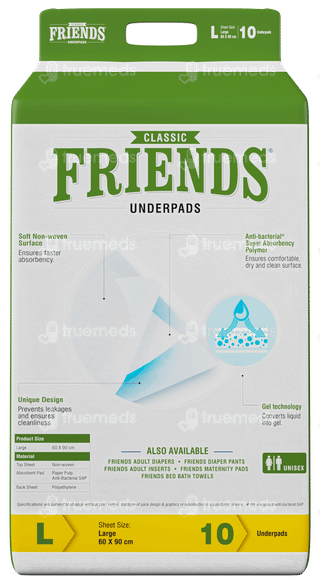 Friends Classic Large Underpads 10