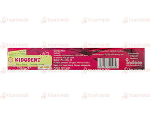 Kidodent Bubble Fruit Flavour Kids Dental Gel 75gm