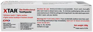 Xtar Toothpaste 100Gm