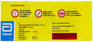 Kenacort New 0.1% Paste 7.5gm