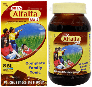 Sbl Alfalfa Malt Chocolate Flavour Tonic 450gm