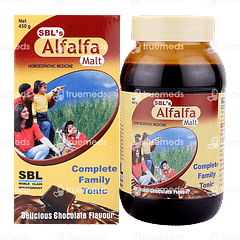 Sbl Alfalfa Malt Chocolate Flavour Tonic 450gm