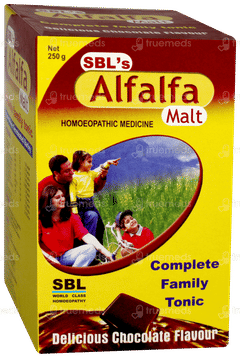 Sbls Alfalfa Malt Chocolate Flavour Complete Family Tonic 250gm