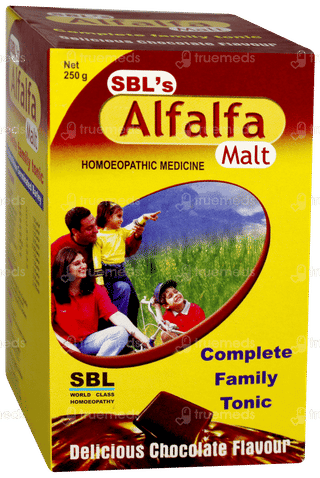 Sbls Alfalfa Malt Chocolate Flavour Complete Family Tonic 250gm