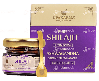 Upakarma Ayurveda Pure Shilajit Resin Form With Ashwagandha Paste 20 GM