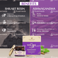 Upakarma Ayurveda Pure Shilajit Resin Form With Ashwagandha 20gm