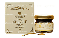 Upakarma Ayurveda Pure Shilajit Resin Form With Gold Dust 20gm