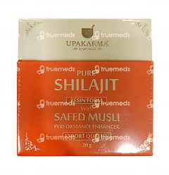 Upakarma Ayurveda Pure Shilajit Resin Form With Safed Musli 20gm Upakarma Ayurveda Pure Shilajit Resin Form With Safed Musli 20gm