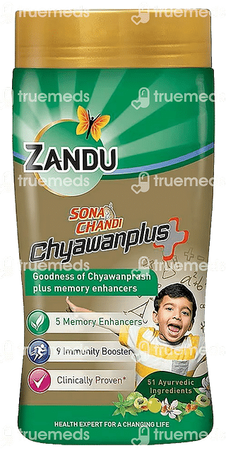 Zandu Sona Chandi Chyawanplus 450 GM