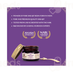 Upakarma Ayurveda Pure Shilajit Resin Form With Ashwagandha 10gm