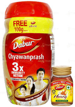 Dabur 3x Immunity Action Chyawanprash 950gm With Dabur Honey 100gm Free