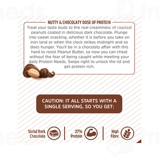 Muscleblaze Mb Fit Creamy Dark Chocolate Protein Peanut Butter 750gm