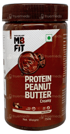 Muscleblaze Mb Fit Creamy Dark Chocolate Protein Peanut Butter 750gm