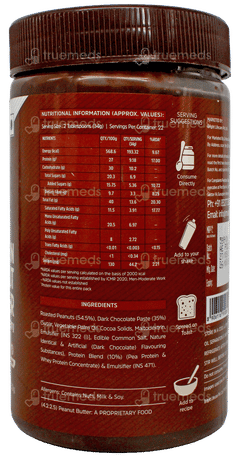 Muscleblaze Mb Fit Creamy Dark Chocolate Protein Peanut Butter 750gm