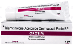 Orotim Oromucosal Paste 5gm Orotim Oromucosal Paste 5gm