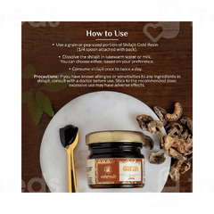 Ashpveda Kesar Gold Shilajit 20Gm