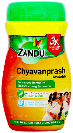Zandu Chyavanprash 3x Immunity Action Avaleha 900gm