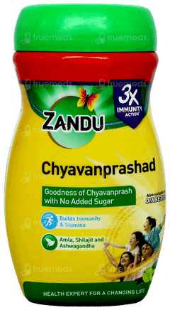 Zandu Chyavanprashad 3X Immunity No Added Sugar 450Gm Zandu Chyavanprashad 3X Immunity No Added Sugar 450Gm