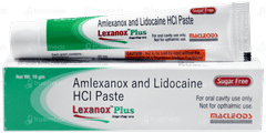 Lexanox Plus Sugar Free Paste 10gm