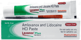 Lexanox Plus Sugar Free Paste 10gm