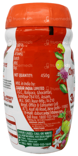 Dabur Chyawanprakash Sugarfree 3x Immunity Action 450gm