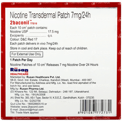 2baconil Tts10 7mg Nicotine Transdermal Patch 7