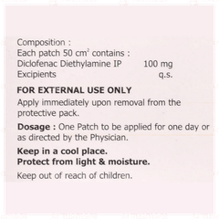 Dicloplast 100 Mg Patch 3