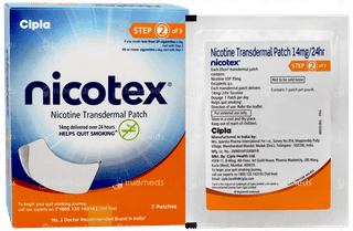 Nicotex 14mg Nicotine Transdermal Patch 7