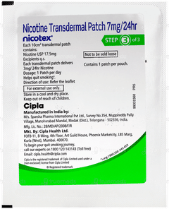 Nicotex 7Mg Nicotine Transdermal Patchs 7