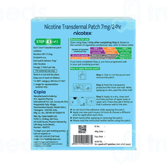 Nicotex 7mg Nicotine Transdermal Patchs 7