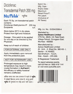 Nupatch Transdermal Patch 1