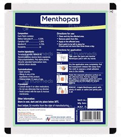 Menthopas Topical Patch 1