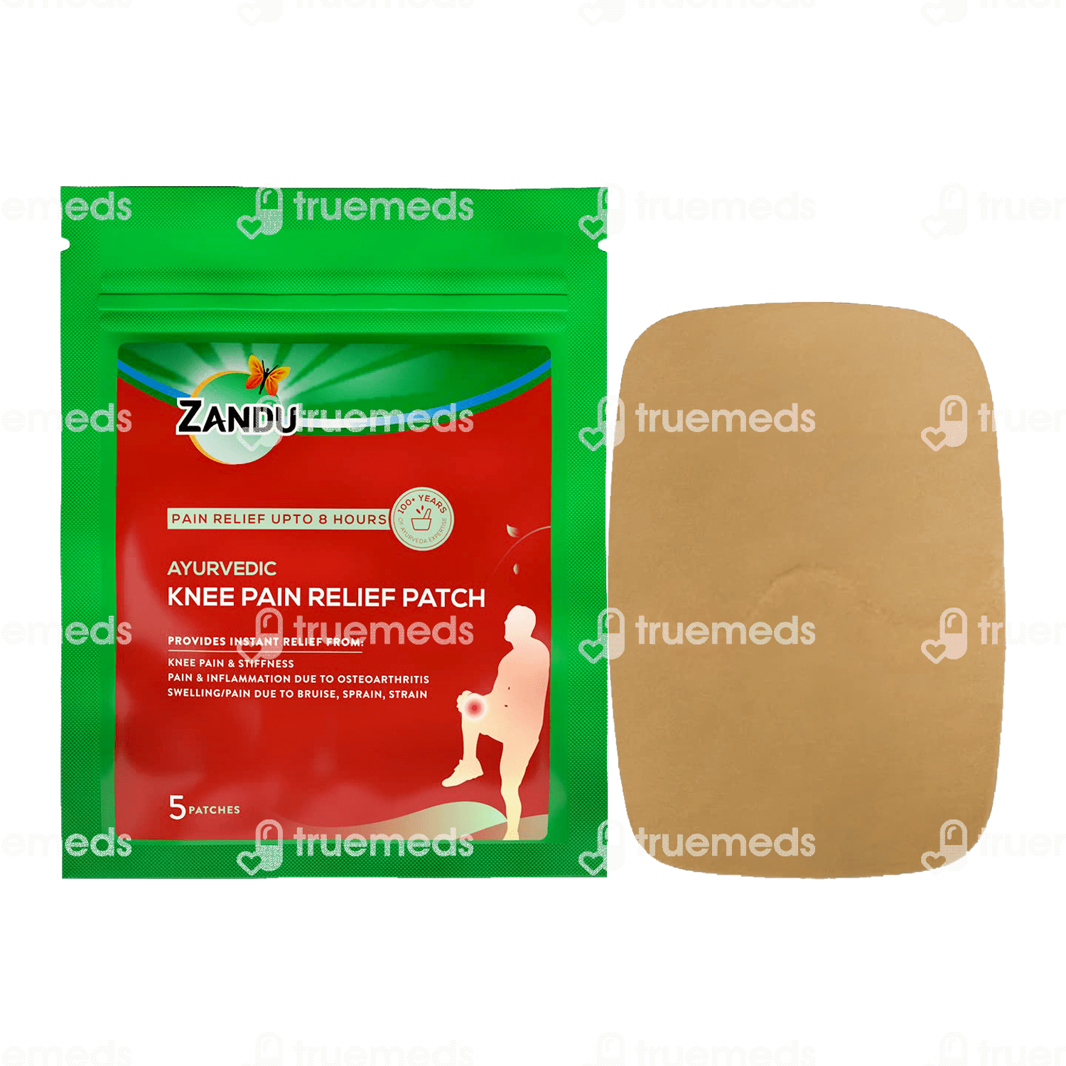 Zandu Ayurvedic Knee Pain Relief Patch 5 Uses, Side Effects, Dosage