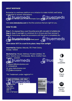 Be Bodywise Hydrocolloid Acne Patch 24