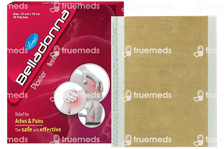 Belladonna Plaster 10cm X 16cm Patches 20