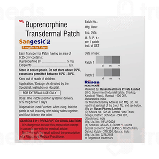 Sangesic 5 Transdermal Patches 2